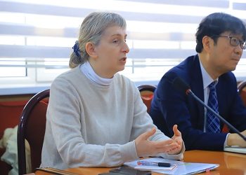 Представители Японского университета Цукуба в ОшТУ