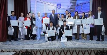 ОшТУда алдыңкы студенттерге ыраазычылык айтылды