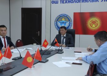 ОшТУ Кытайдагы Шицзяжуан окуу жайы менен темир жол адистерин даярдоо үчүн абитуриенттерди кабыл алууну талкуулашты