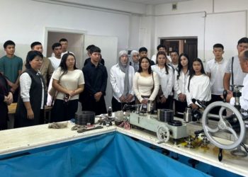 ОшТУнун студенттери Кыргызстандарт мекемесинде тажрыйба алышты