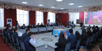 В ОшТУ прошло международное мероприятие, посвящённое дружбе молодёжи Кыргызстана и Узбекистана