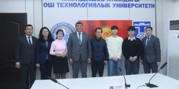 В ОшТУ прибыли волонтёры из Кореи