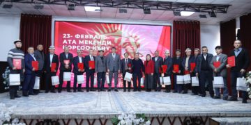 В ОшТУ отметили 23 февраля — День защитника Отечества