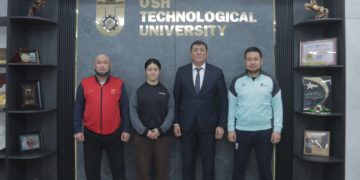 Японский спортсмен в ОшТУ